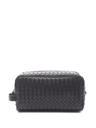 Bottega Veneta 2012-2025 Nappa Intrecciato Business clutch bag - women - Calf Leather - One Size - Black