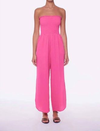 Peixoto Harriet Sleeveless Jumpsuit In Pink Passion Iris