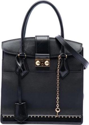 Louis Vuitton Tweedehands leren Louis Vuitton tassen - Dames - Vintage Handtas - Zwart - ONE Size - Vintage
