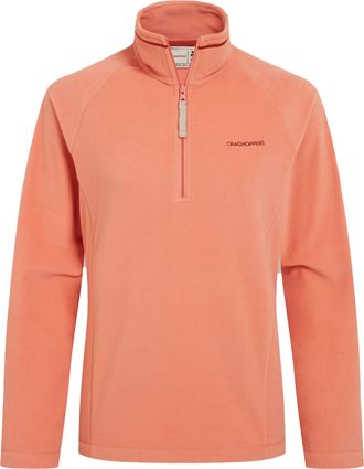 Craghoppers Dames/Dames Nation Trust Miska Half Zip Fleece Top (Gekruide abrikoos)