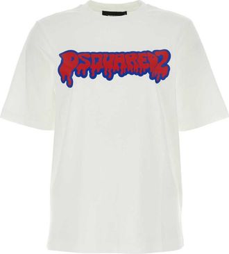 Dsquared2 White jersey t-shirt