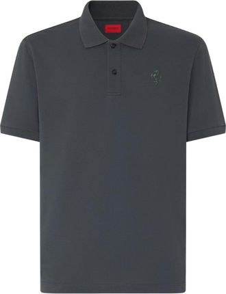 Ferrari Grey Shirt Collar Polo