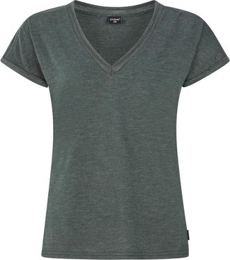 Protest T-Shirt PROTEST T-SHIRT PRTMONDAYS, Damen, Gr. XS, gr&uuml;n (huntergr&uuml;n), Obermaterial: 60% Baumwolle CO. 40% Polyester PES., Shirts T-Shirt