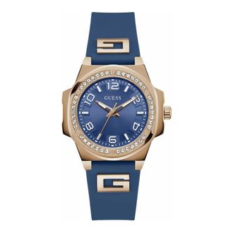 Guess Horloges - Dames - Horloges - Blauw - ONE Size - Accessoires