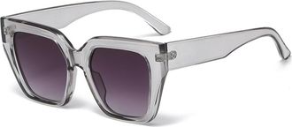 Generic Men Square Vacation Sunglasses Outdoor Sports Women Commuter Sun Glasses(Grey)