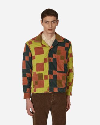 Bode Corduroy Four Patch Overshirt Multicolor