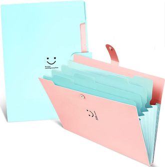OEM Carpeta Para Documentos Con Bolsillos, Organizador De Documentos Tipo Acorde&oacute;n, Adecuado Para La Escuela, El Hogar Y La Oficina, Dise&ntilde;o Expandible, Et
