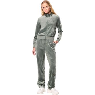 Sergio Tacchini Nuvola Velour Track Jacket in Agave Green at Nordstrom, Size Xx-Large