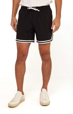 Threads 4 Thought Darren Essential Drawstring Shorts in Black at Nordstrom, Size Xx-Large