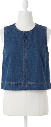 Z Supply Sun Seeker Denim Tank In Deep Water
