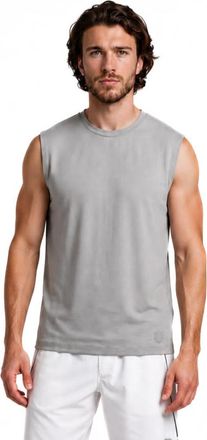 K-Swiss Performance Heathered Peached Jersey Muscle Tank in Quiet Gray at Nordstrom, Size X-Large