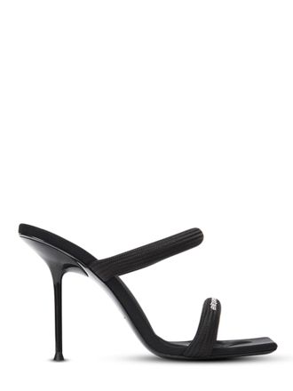 Alexander Wang High Stiletto Heel Sandals with Tubular Webbing Straps