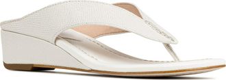 Donald J Pliner Vylette Wedge Flip Flop in Porcelain at Nordstrom Rack, Size 8.5