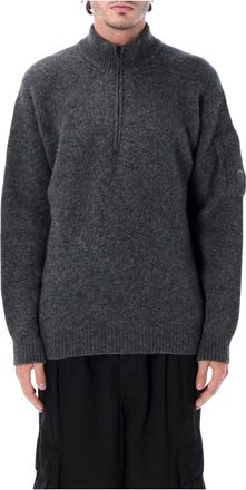 C.P. Company C.P. Company - Jersey con media cremallera Lens - Knitwear - Hombre - Gris - XL