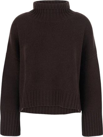Soft Goat Girlfriend Turtleneck - Dames - Cashmere truien - Bruin - S - Kasjmier - Truien & Vesten