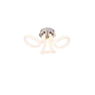 Netlighting Knot Led Ceiling 40W LED 3000K 3000lm IP20 Chrome in Grey