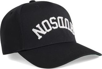 Hudson Embroidered Reverse Logo Snapback Ball Cap in Black Iris at Nordstrom