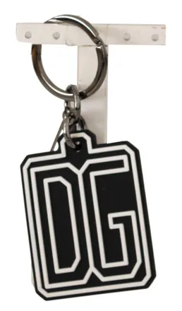 Dolce & Gabbana DG Logo Rubber Key Case - Black
