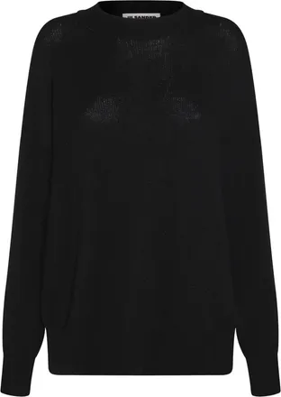 Jil Sander Relaxed Fit Crew Neck Knit Sweater