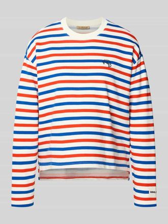 Smith & Soul Boxy Fit Sweatshirt mit Rundhalsausschnitt und Stitching in Royal, Gr&ouml;&szlig;e L