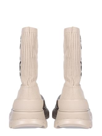 Alexander McQueen Tread Slick Boot - Beige