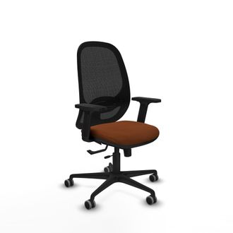 Piqueras y Crespo Silla De Oficina Piqueras Y Crespo Cilanco Negro Reposabrazos Ajustables