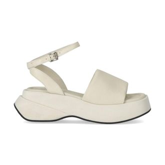 Elena Iachi Dames, Schoenen, Wit, Maat: 38 EU Leer