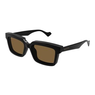 Gucci Magnetische Clip-On Zonnebril - Heren - Zonnebrillen - Zwart - ONE Size - Accessoires