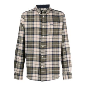 Barbour Overhemden, Heren, Veelkleurig, XL, Katoen, Fortrose Geruite Overhemd