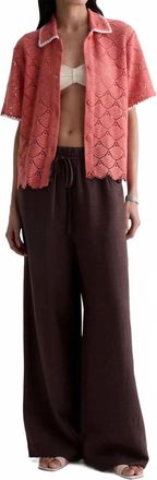 AG - Adriano Goldschmied Kaylee Top In Orange Spritz
