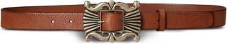 Polo Ralph Lauren Cintura in pelle con fibbia decorativa - Marrone
