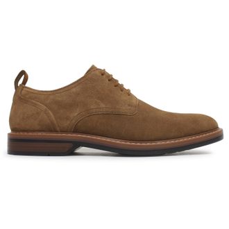 Clarks Aldwin Lace Suede Mens Comfort Shoes - Cola - Size:UK 9.5