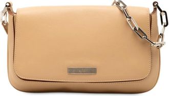Gucci Borsa a spalla in pelle con catena 2000-2015 - Marrone