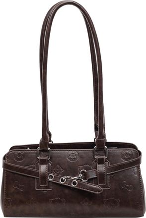 Generic PU Leather Shoulder Bag Belts Underarm Pack Armpit Bag with Zipper for Women Work Daily Use Shopping Dating