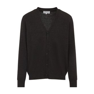 Maison Margiela Heren, Truien, Bruin, Maat: L Wol