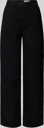 Noisy May Tapered Fit Jeans mit 5-Pocket-Design Modell HAZAL in Black, Größe 25/30