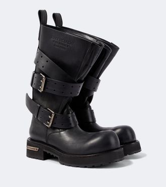 Balenciaga Botas biker Venom de piel
