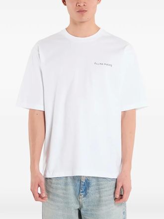 Filling Pieces boxy T-shirt - men - Organic Cotton - M - White