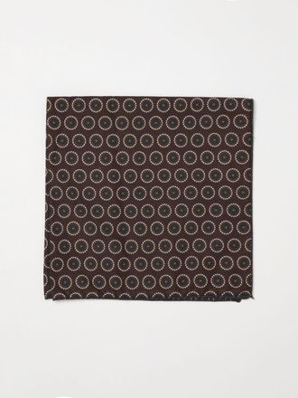 Paolo Pecora Foulard in misto cotone con stampa floreale