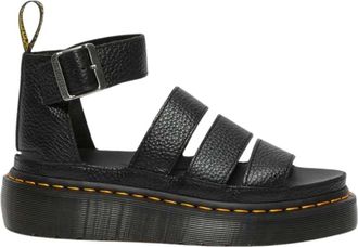 Dr. Martens Clarissa II Quad Platform Sandal - Dames - Sandalen - Zwart - 40 EU - Leer - Schoenen