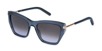 Furla SFU983 0840 Womens Sunglasses Blue Size 56