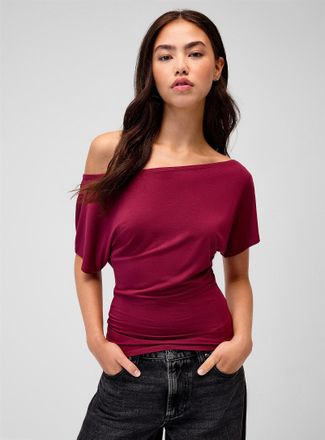Twik Womens Boat-neck flowy T-shirt