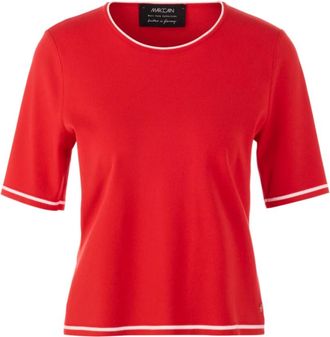 Marc Cain Fijne trui Rethink Together - Dames - Truien - Rood - Maat: L Wol