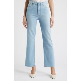 Frame Denim Le Sleek High Waist Ankle Straight Leg Jeans in Hush at Nordstrom, Size 23