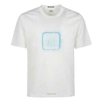 C.P. Company T-Shirts, male, White, Size: XL Metropolis Series T-shirt