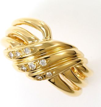 C&A Yellow Gold Yellow Gold (18K) Band Ring (Pre-Owned)