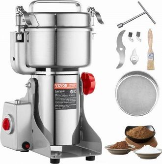 OEM Molinillo De Especias Comercial Capacidad De 1000 G Molinillo De Cereales El&eacute;ctrico 3000 W Molinillo De Alta Velocidad 28000 Rpm Para Granos Secos Esp