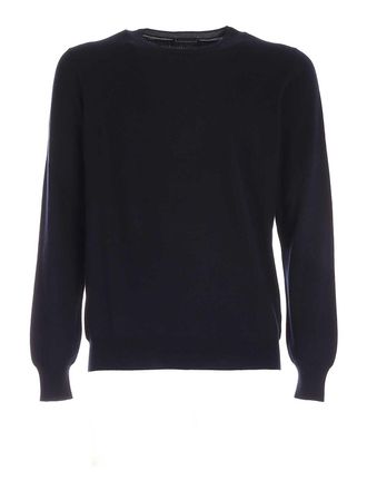 Paolo Fiorillo Crewneck sweater in dark blue