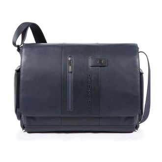 Piquadro Laptop Bags & Cases, male, Blue, Size: ONE SIZE 10.5/9.7 Laptop & iPad Messenger Bag