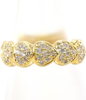 C&A Yellow Gold Yellow Gold (18K) Band Ring (Pre-Owned)